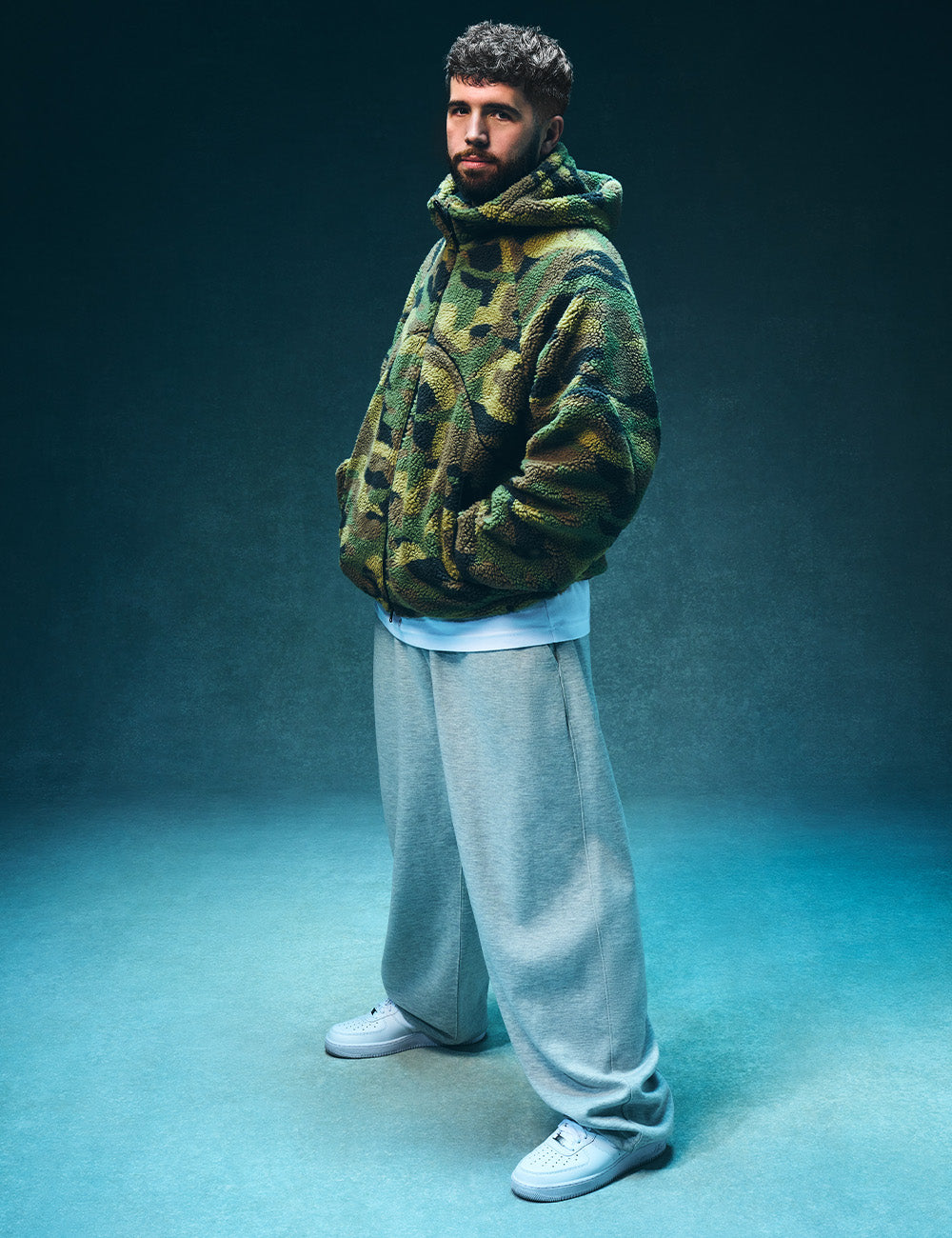 Studios ® Wide Leg Sweatpants [Melange Grey]