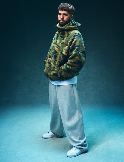 Studios ® Wide Leg Sweatpants [Melange Grey]