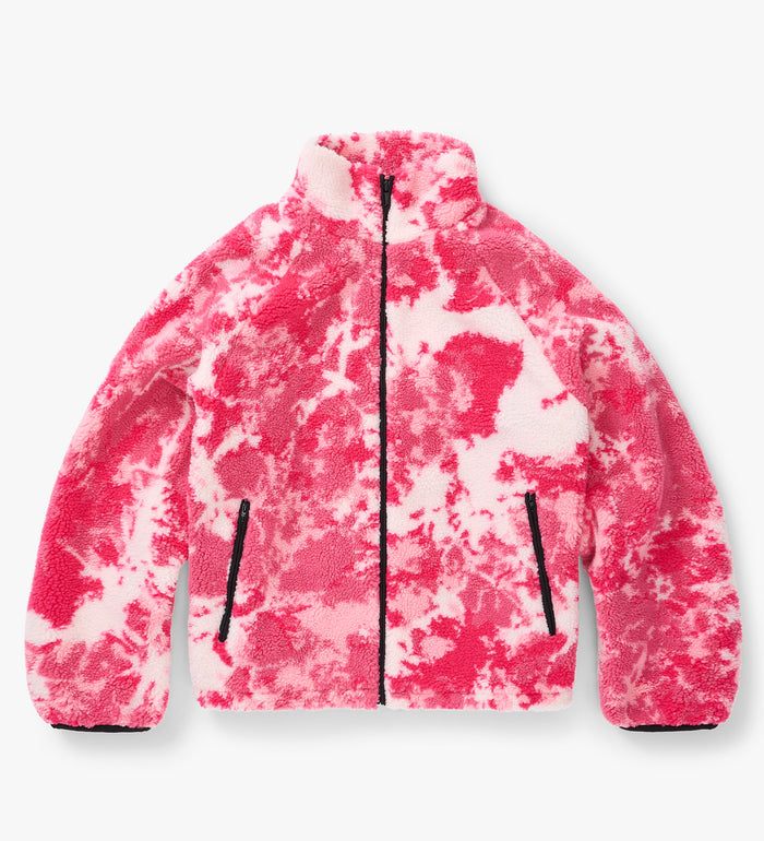 Pink Camo Relaxed Fleece Sweatshirt main image 0