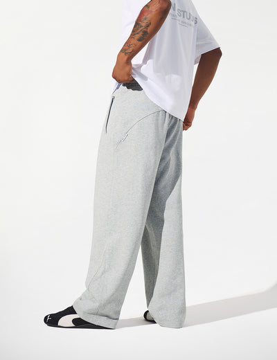 Studios ® Wide Leg Sweatpants [Melange Grey]