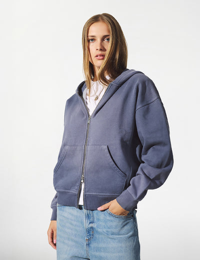 Studios ® Sun Fade Zip Hoodie [Sun Fade Blue]