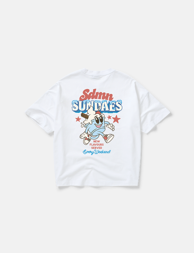 Sundaes Character T-Shirt [Off White]