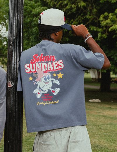 Sundaes Character T-Shirt [Navy]