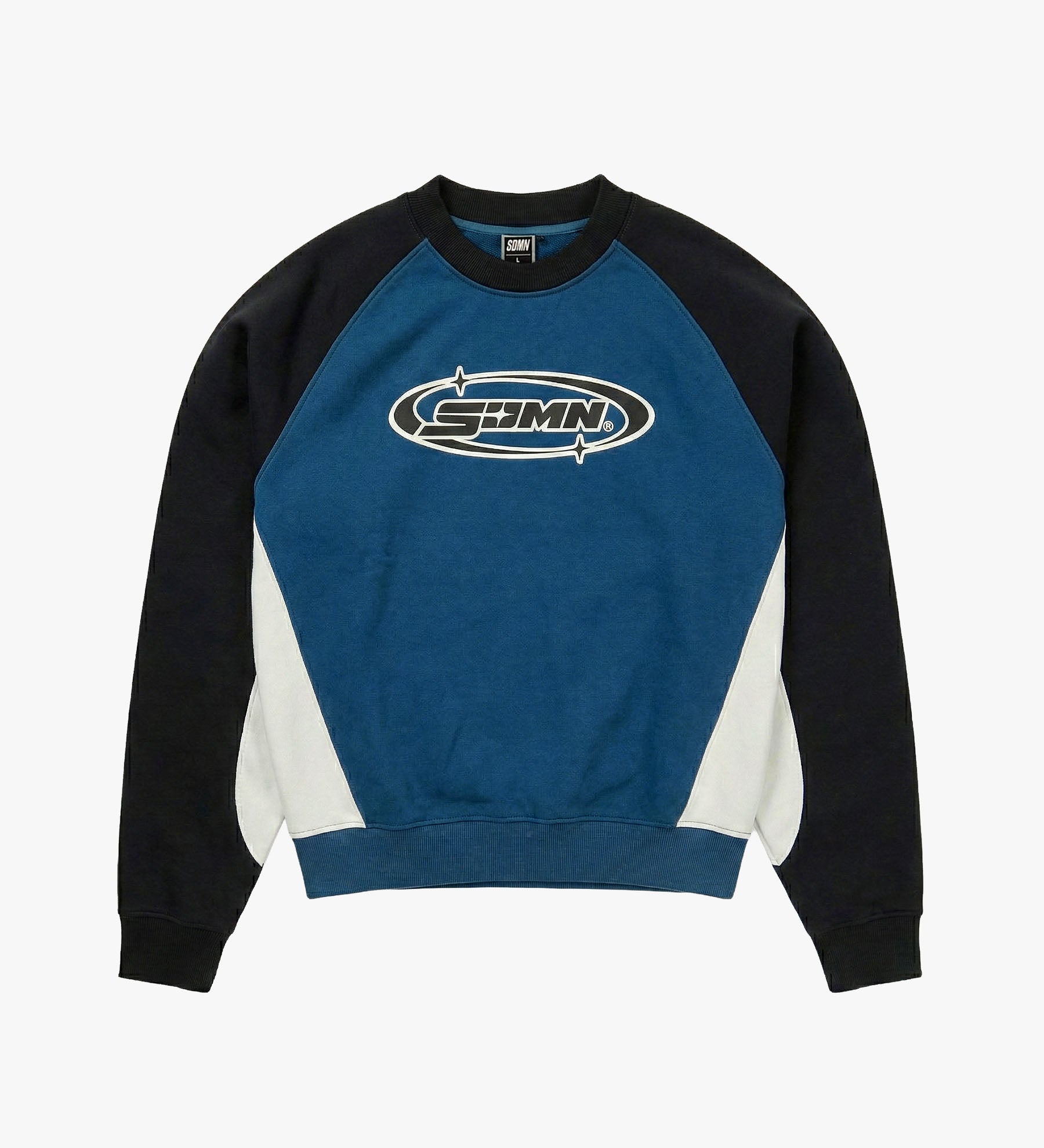 Oval Star Logo Sweater [Black/Blue/White]