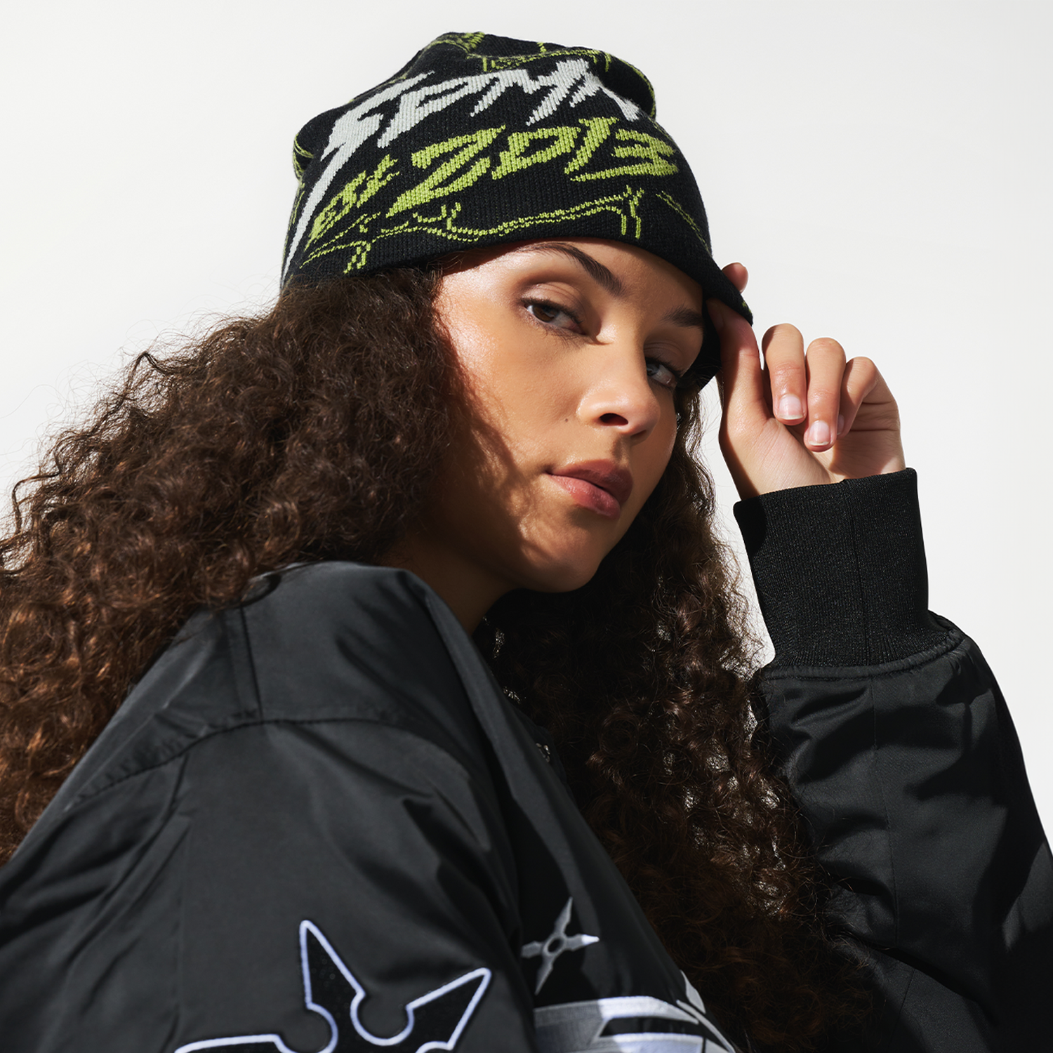 SDMN x TMNT Beanie [Black/Green]