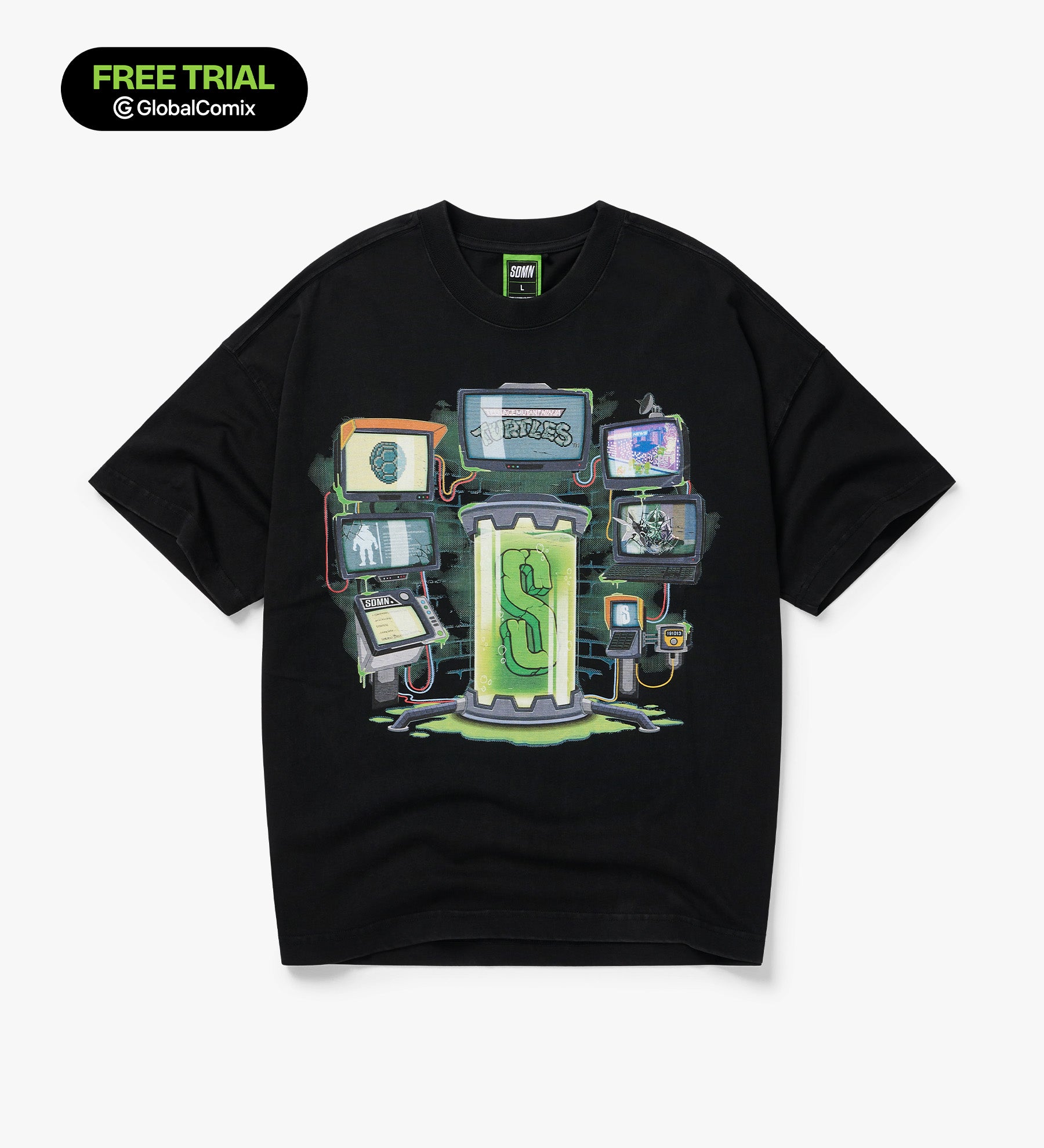 SDMN x TMNT Mutation T-Shirt [Black]