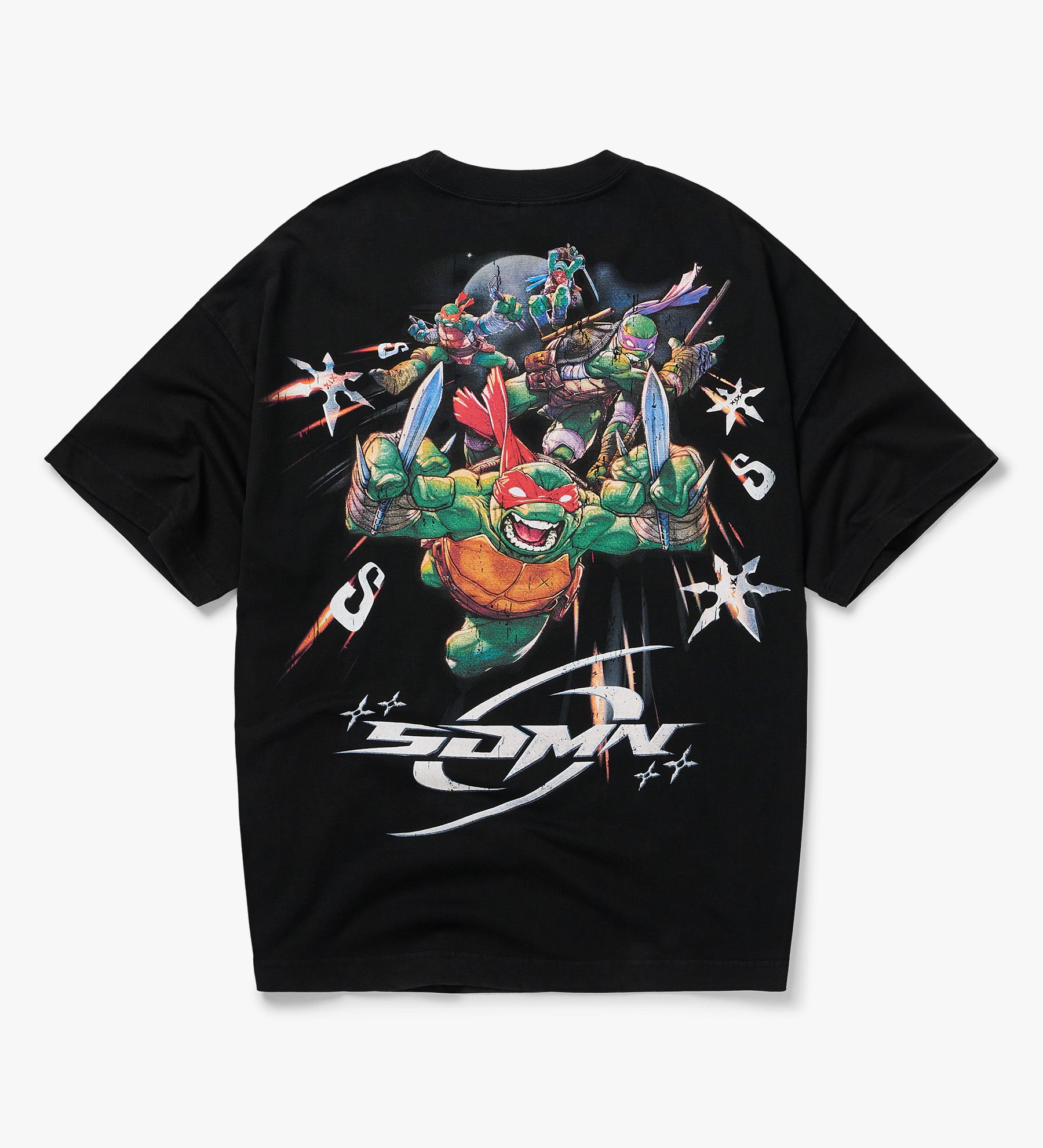 SDMN x TMNT Shuriken T-Shirt [Vintage Black]