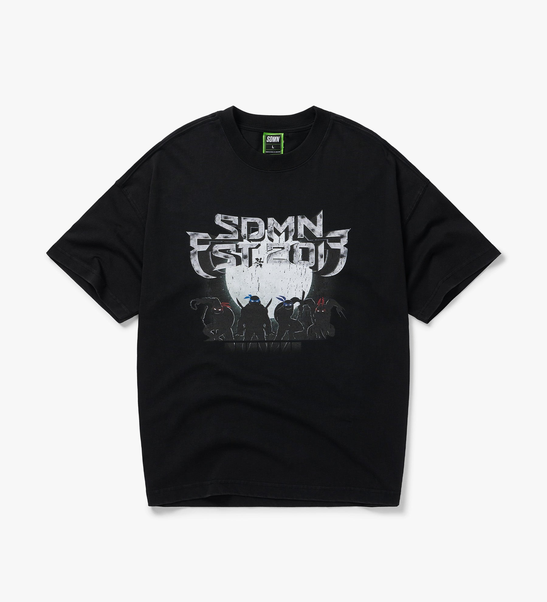 SDMN x TMNT Silhouette T-Shirt [Vintage Black]