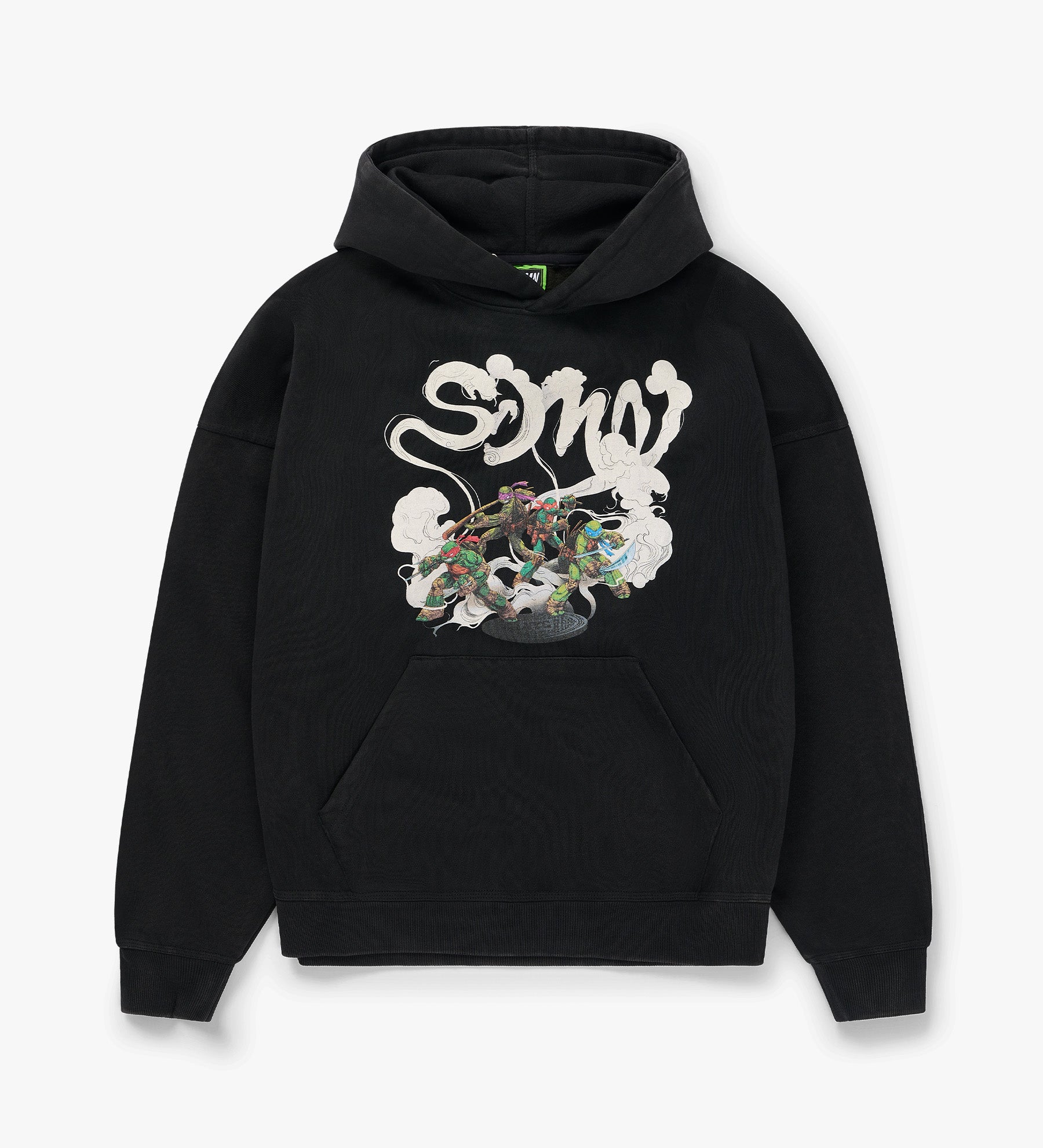 SDMN x TMNT Initial Zip Hoodie [Black]