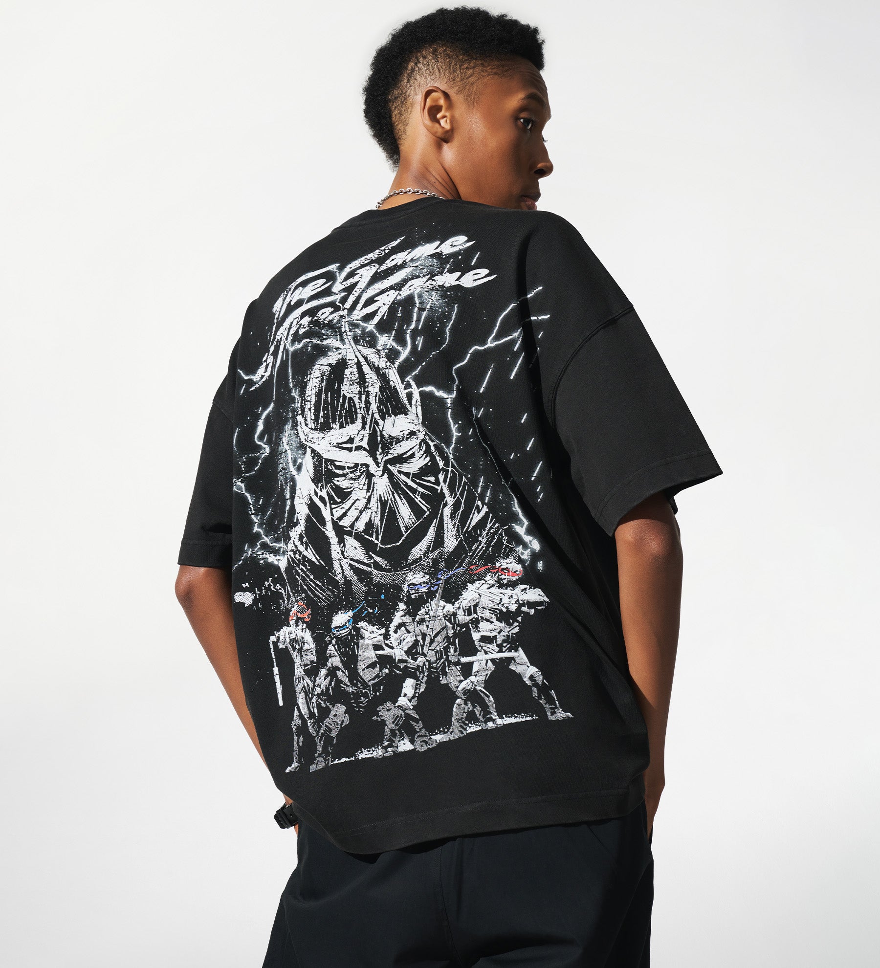 SDMN x TMNT Storm T-Shirt [Vintage Black]