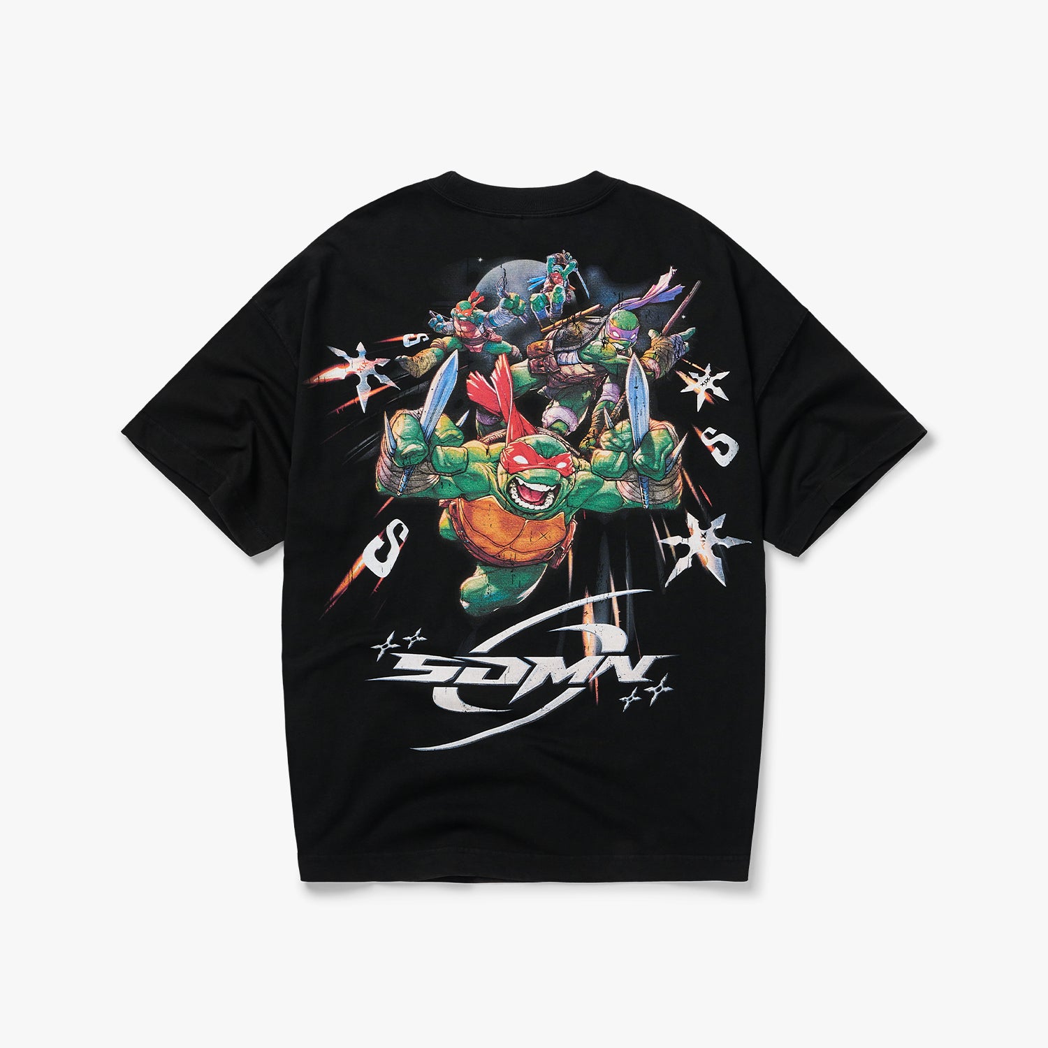 SDMN x TMNT Shuriken T-Shirt [Vintage Black]