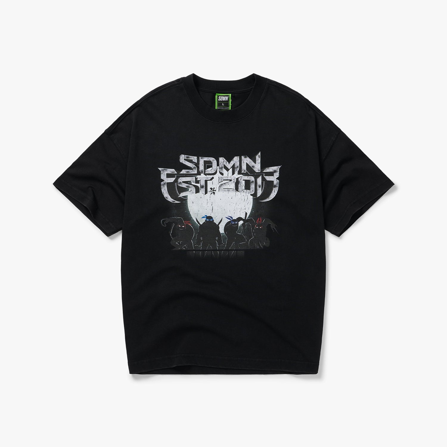 SDMN x TMNT Silhouette T-Shirt [Vintage Black]