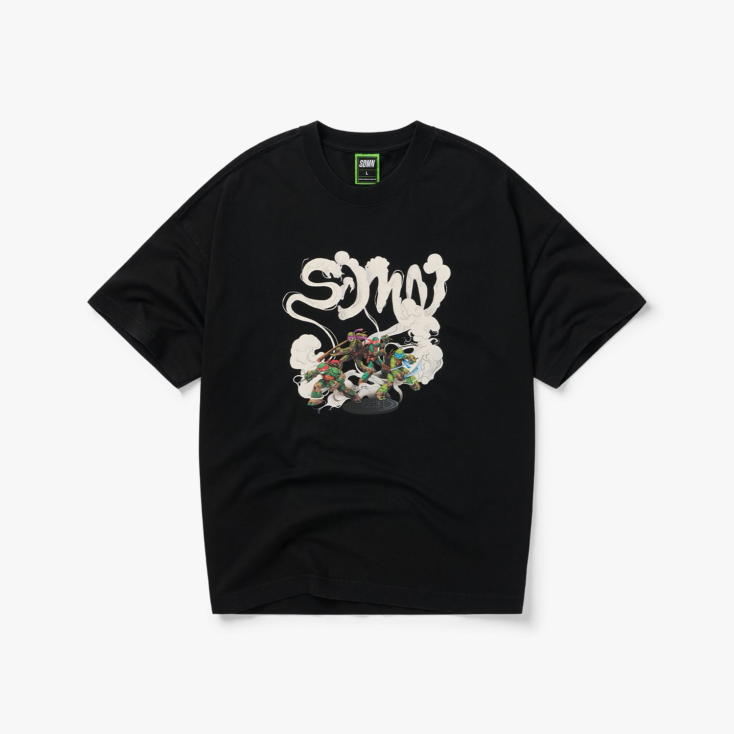 SDMN x TMNT Smoke T-Shirt [Vintage Black]