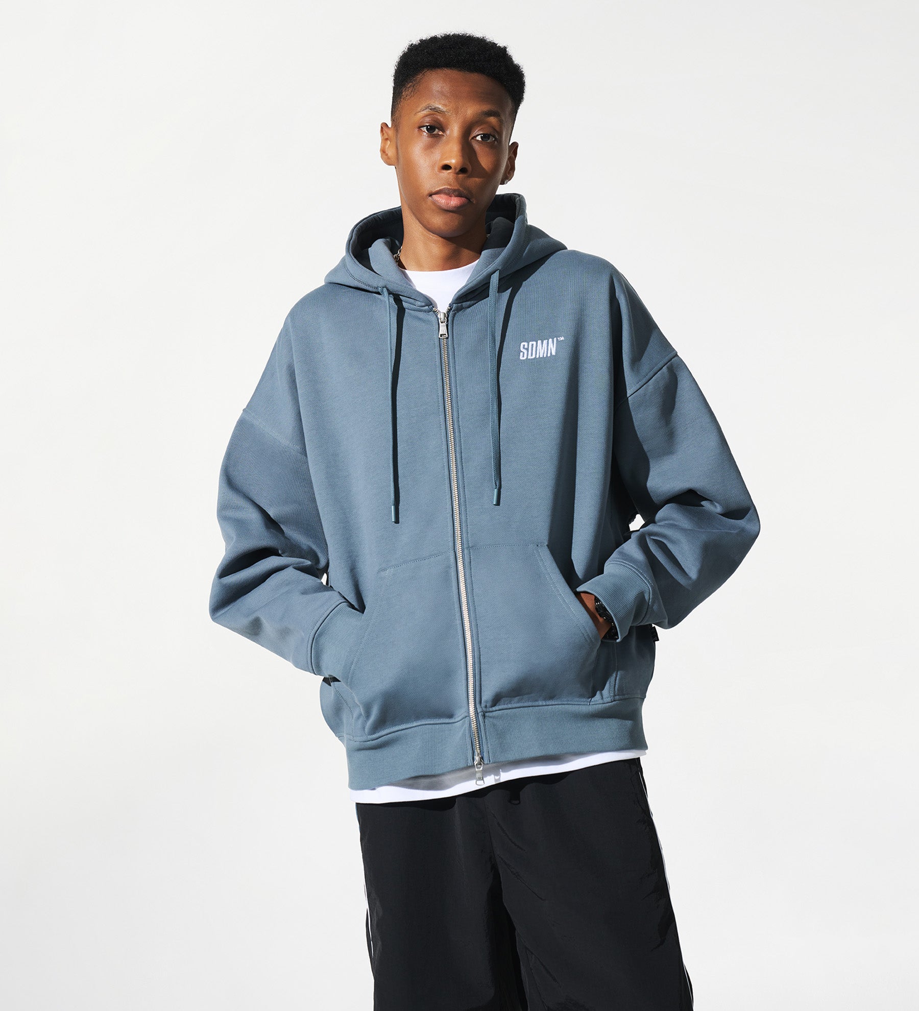 SDMN™ Zip Hoodie [Deep Teal]