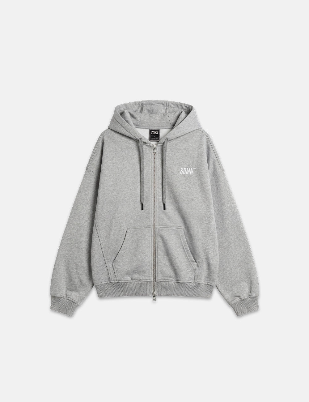 SDMN™ Zip Hoodie [Melange Grey]