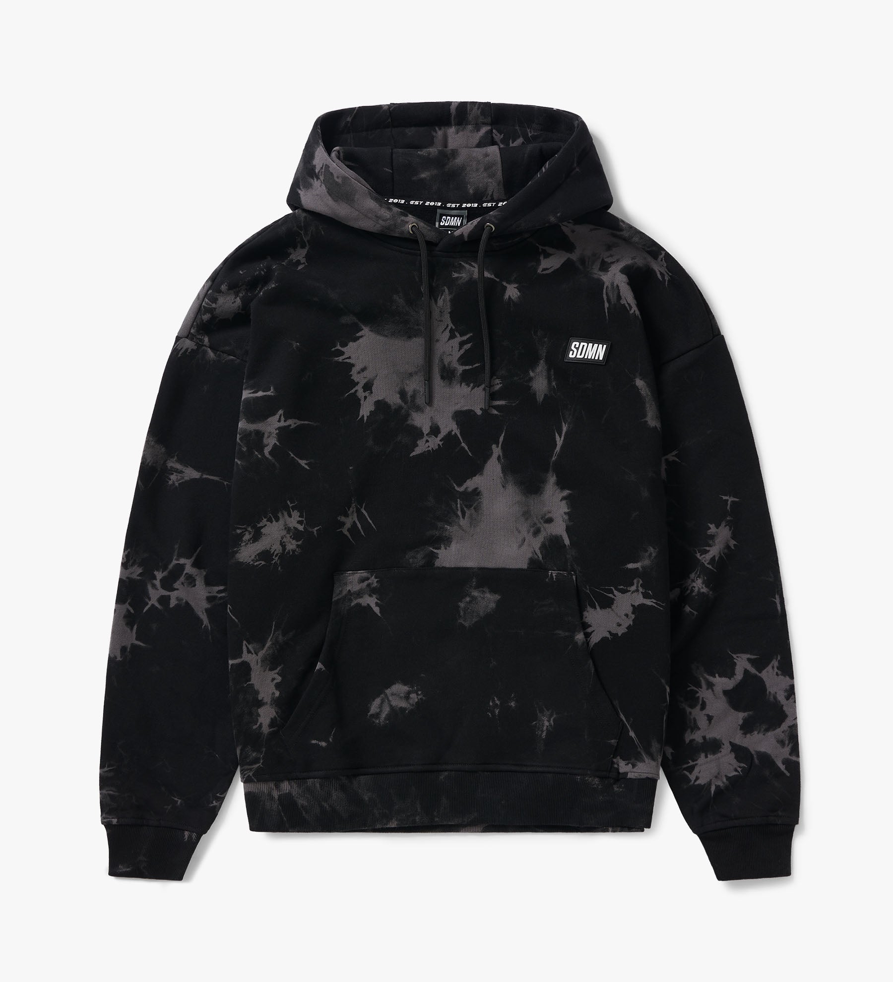 Tie-Dye Hoodie [Black/Grey]