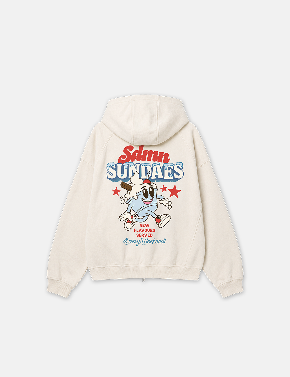 Sundaes Zip Hoodie [Vanilla]