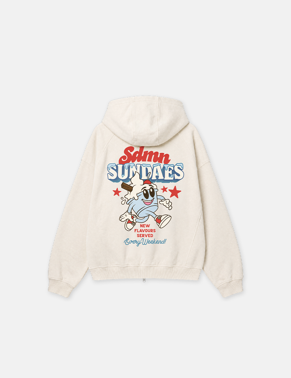 Sundaes Zip Hoodie [Vanilla]