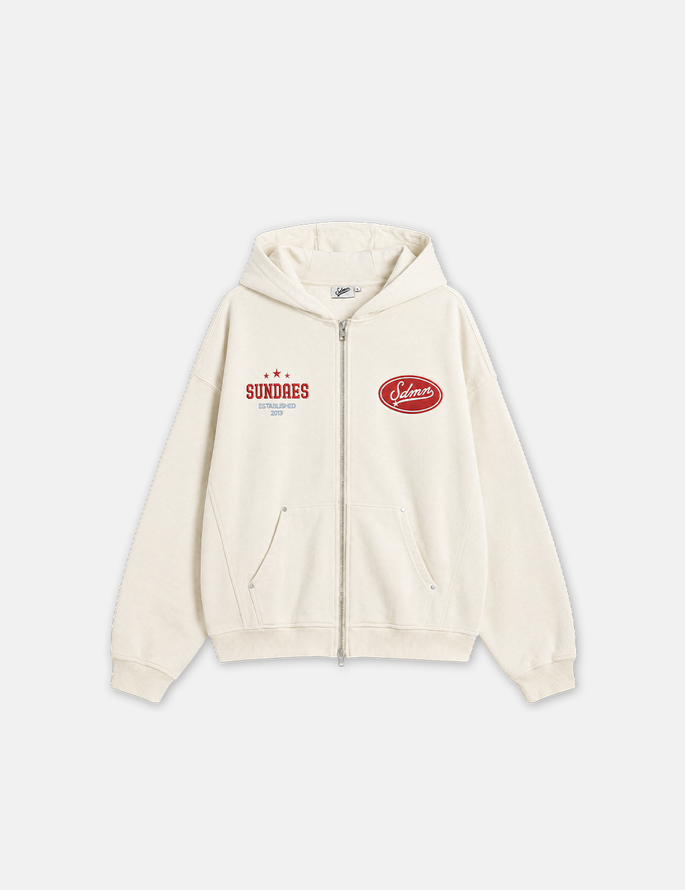 Sundaes Zip Hoodie [Vanilla]