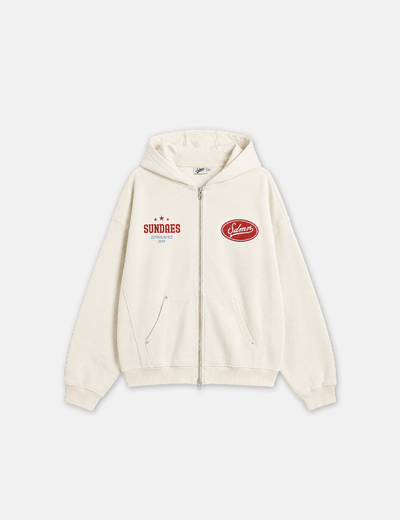 Sundaes Zip Hoodie [Vanilla]
