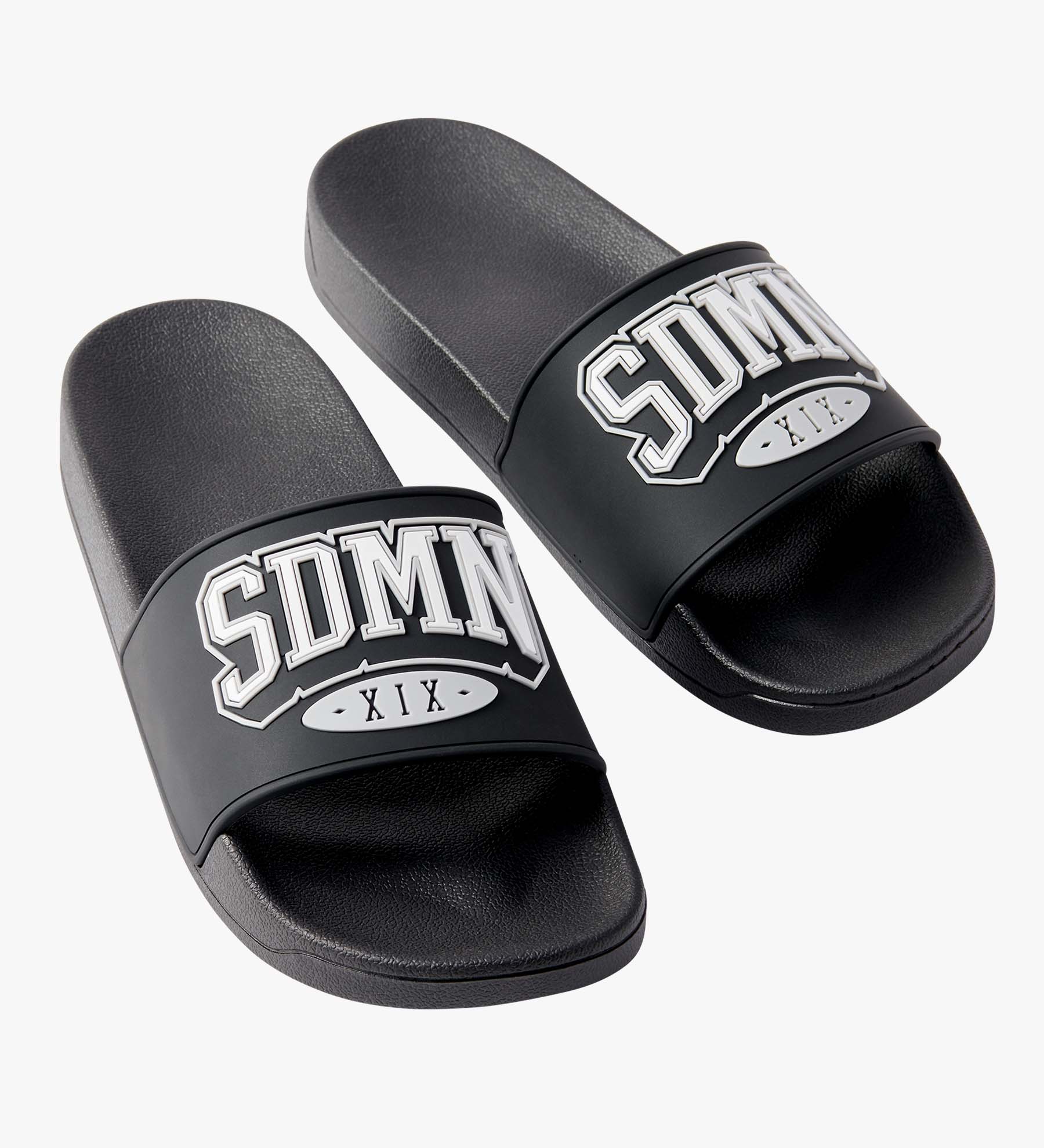 Varsity Sliders [Black]