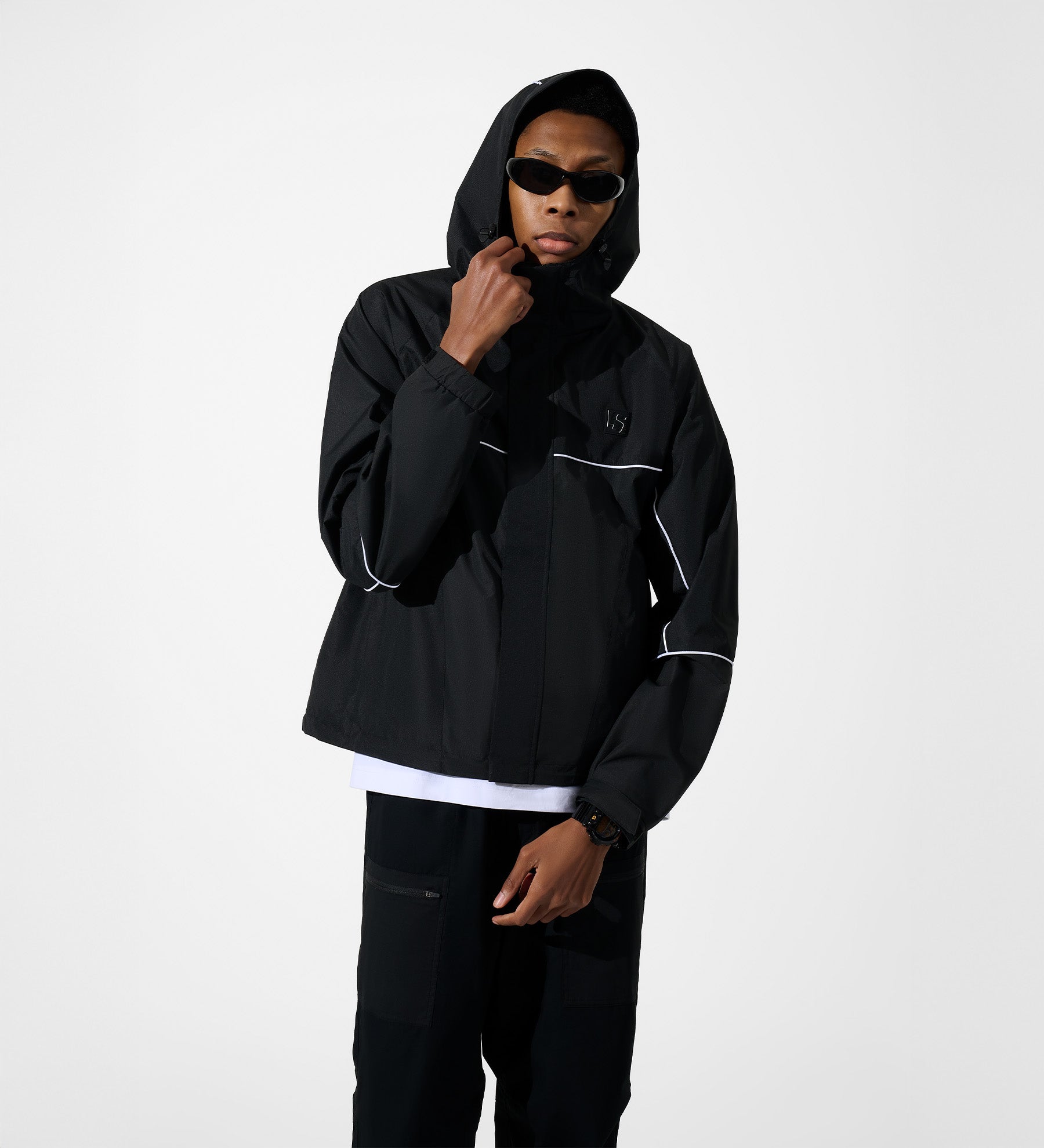 ネックベァード3 Vertex Windbreaker [Triple Black]