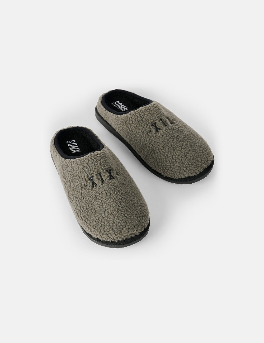 XIX Sherpa Slippers [Grey]