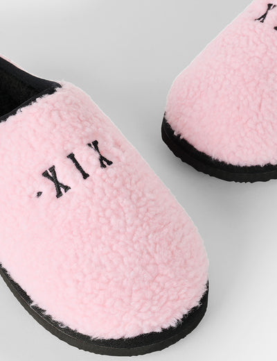 XIX Sherpa Slippers [Pink]