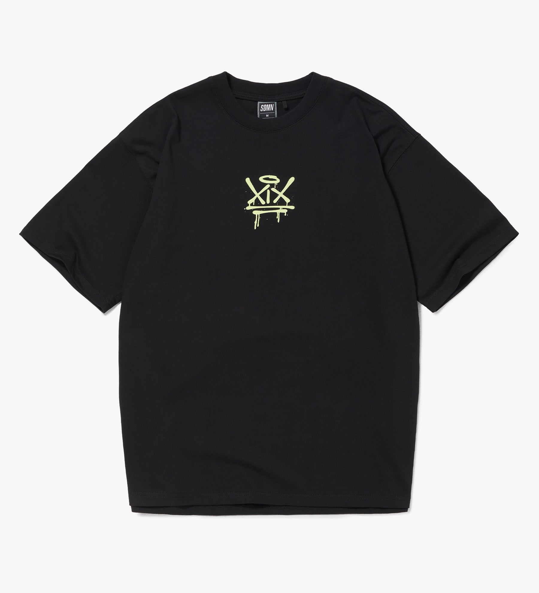 XIX Spray T-Shirt [Black/Lime Green]