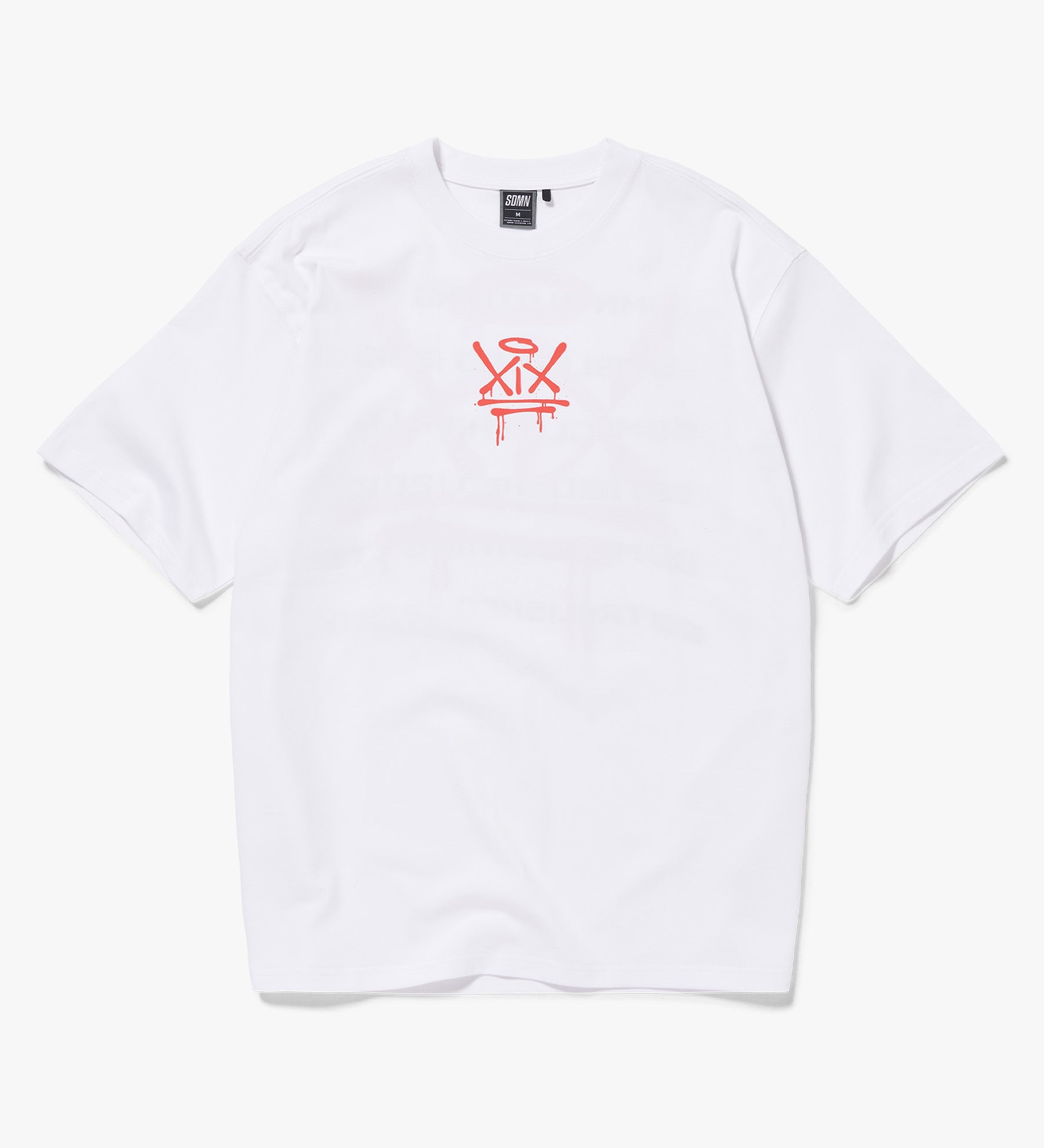 XIX Spray T-Shirt [White/Red]