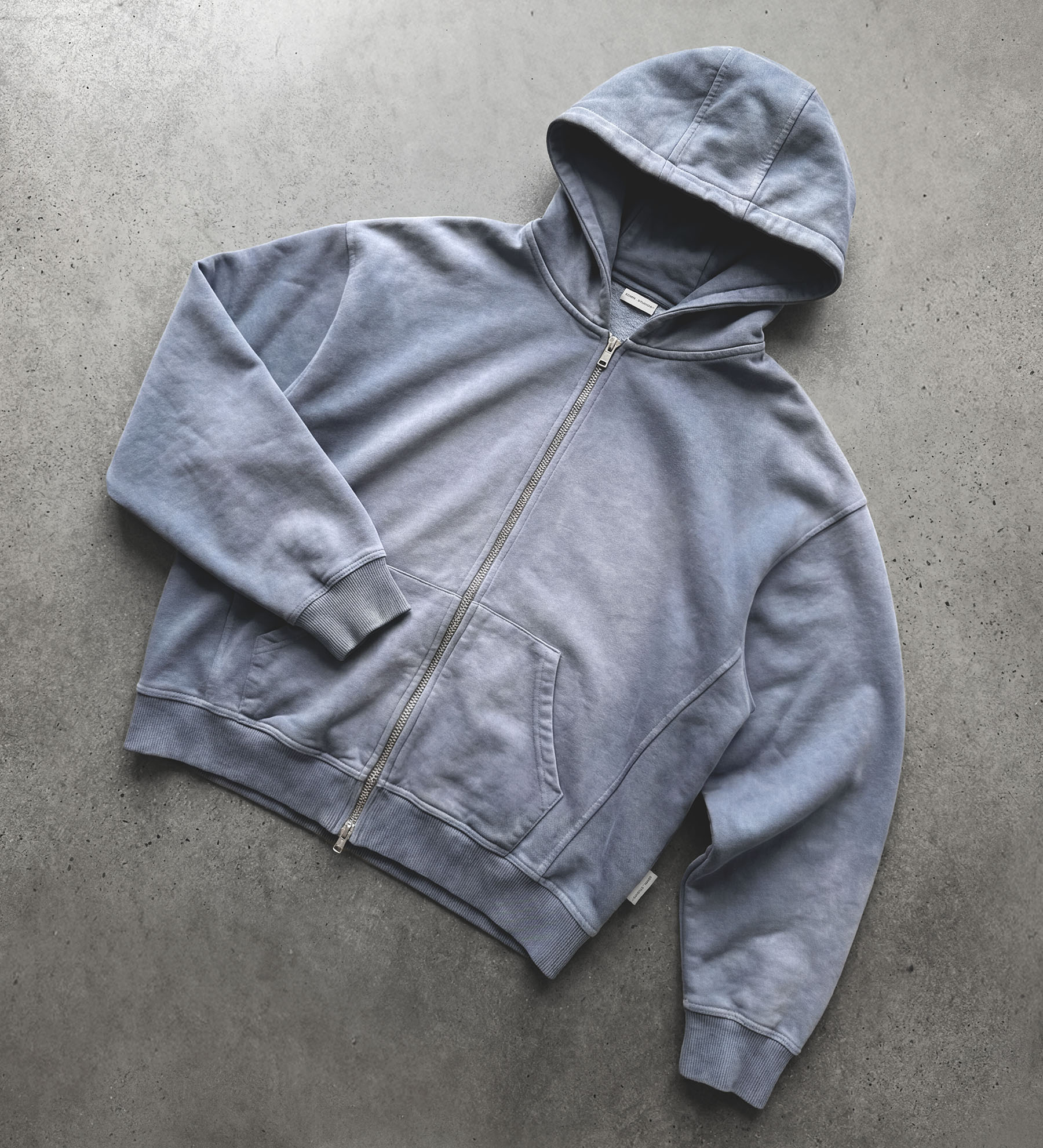 Studios ® Sun Fade Zip Hoodie [Sun Fade Blue]